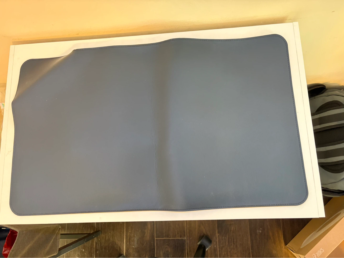 Grey and Yellow Desk Mat - photo 2