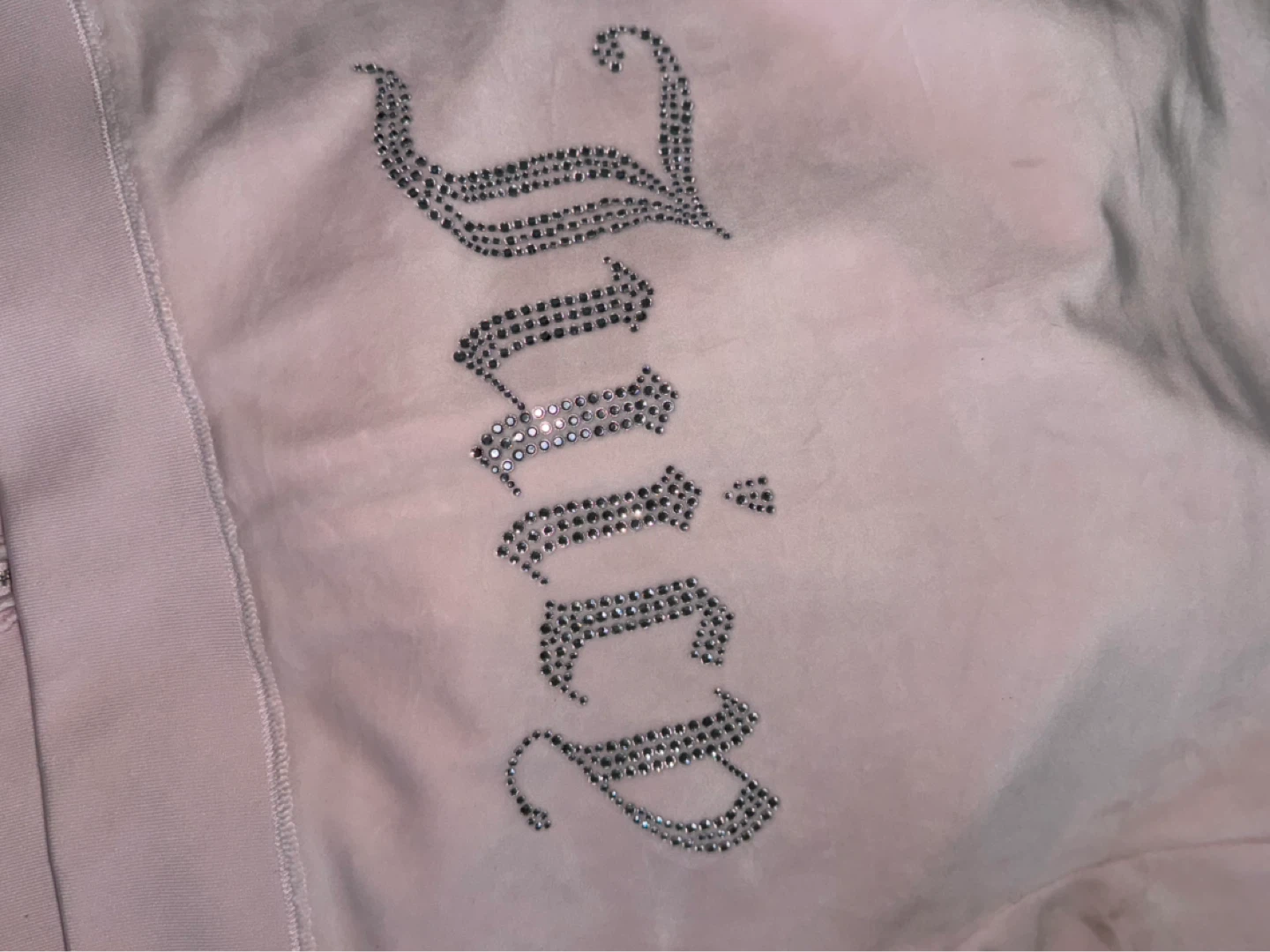 LARGE Juicy Couture Pink Velour Tracksuit Set - photo 3
