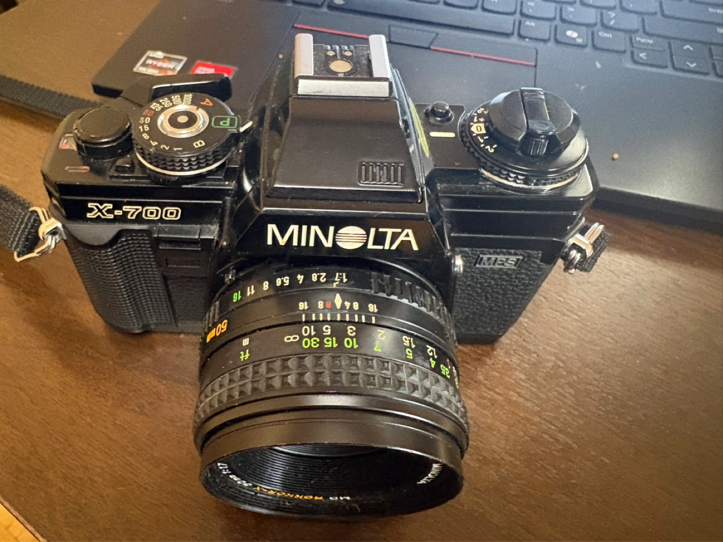 Minolta X-700 35mm Film Camera + 50mm Lens