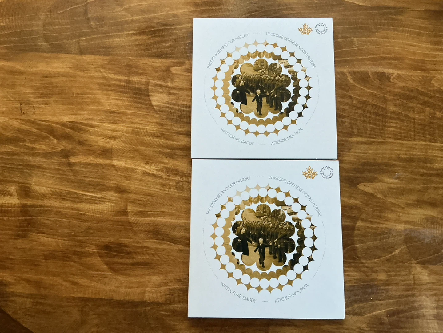 2. 2014 “WAIT FOR ME DADDY” Uncirculated TOONIES ! - photo 2