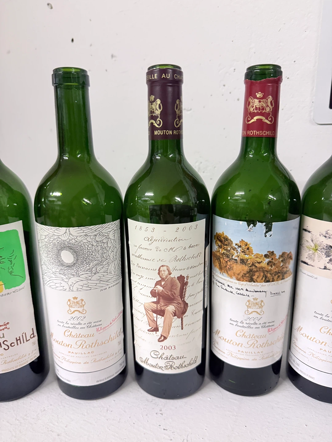 11x Wine empty bottle with famous art - photo 4