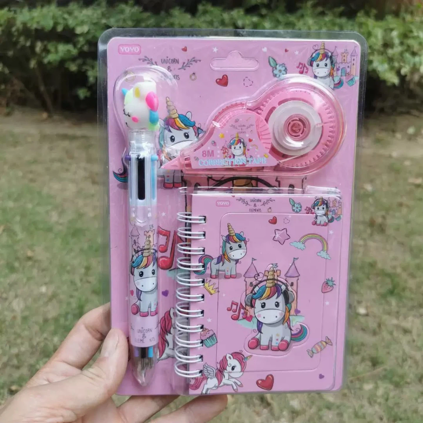 YOYO Unicorn Stationery Set with Pen and Notebook - photo 3