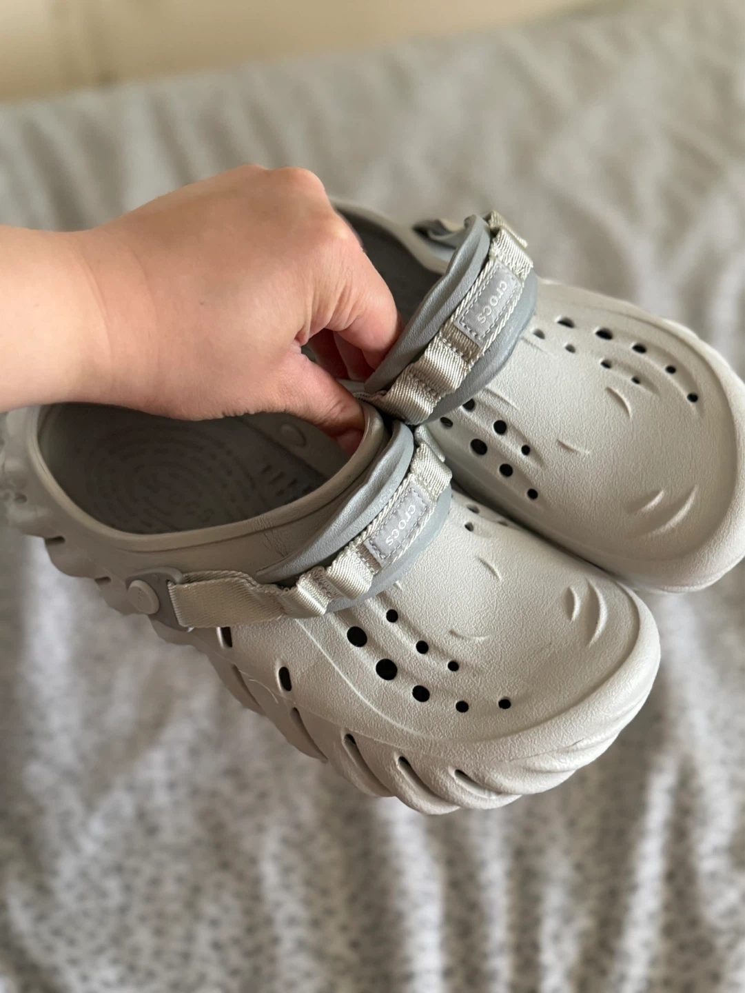 Crocs Gray All-Terrain Clogs Size M7 W9