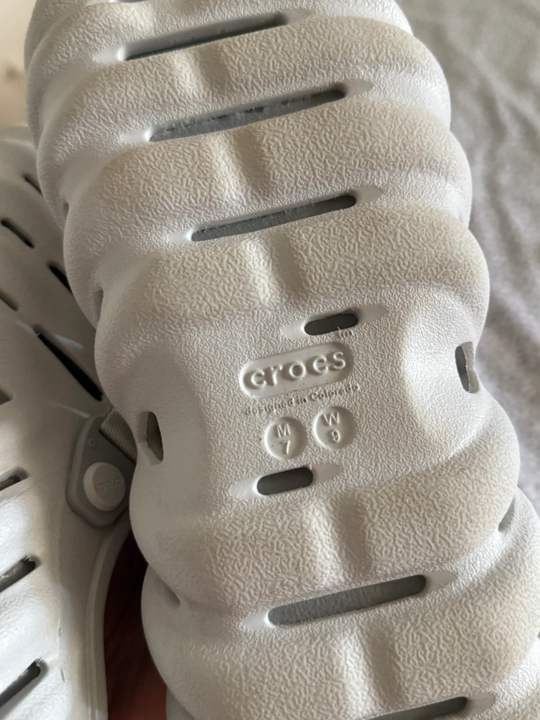 Crocs Gray All-Terrain Clogs Size M7 W9 - photo 2