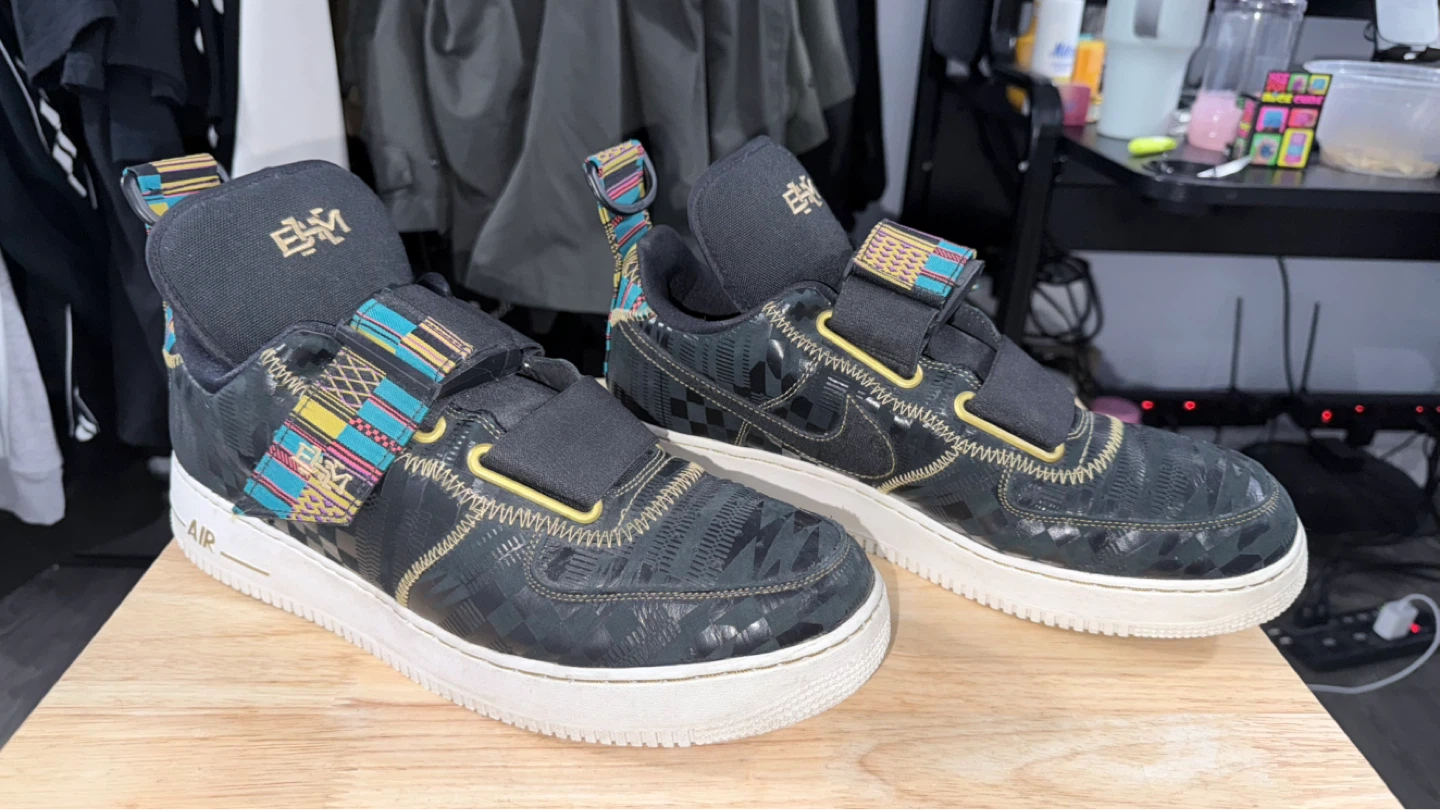 Nike Air Force 1 Black History Month Size 14 - photo 4