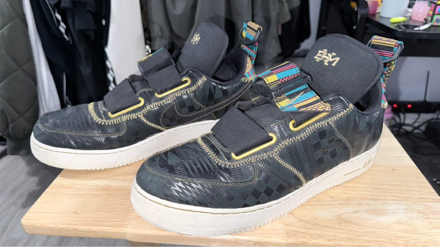 Nike Air Force 1 Black History Month Size 14 - photo 3