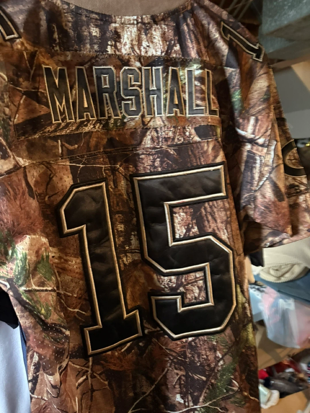 NFL Marshall 15 Camo Football Jersey - photo 2