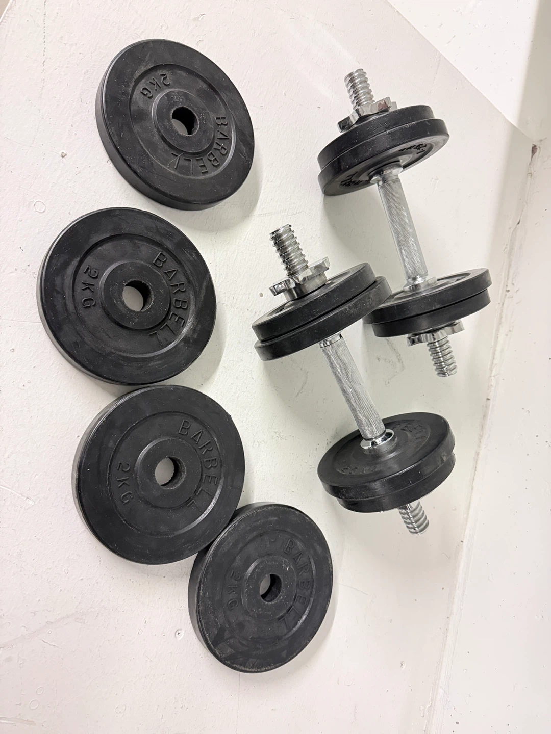 Barbell Weight Plates and Dumbbells