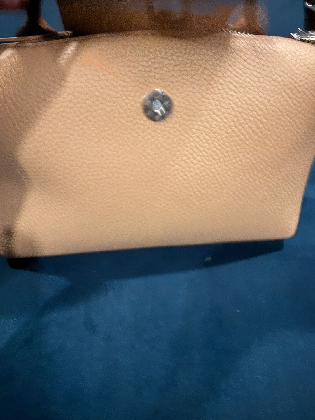 Tan Leather Top Handle Bag with Crossbody Strap - photo 2