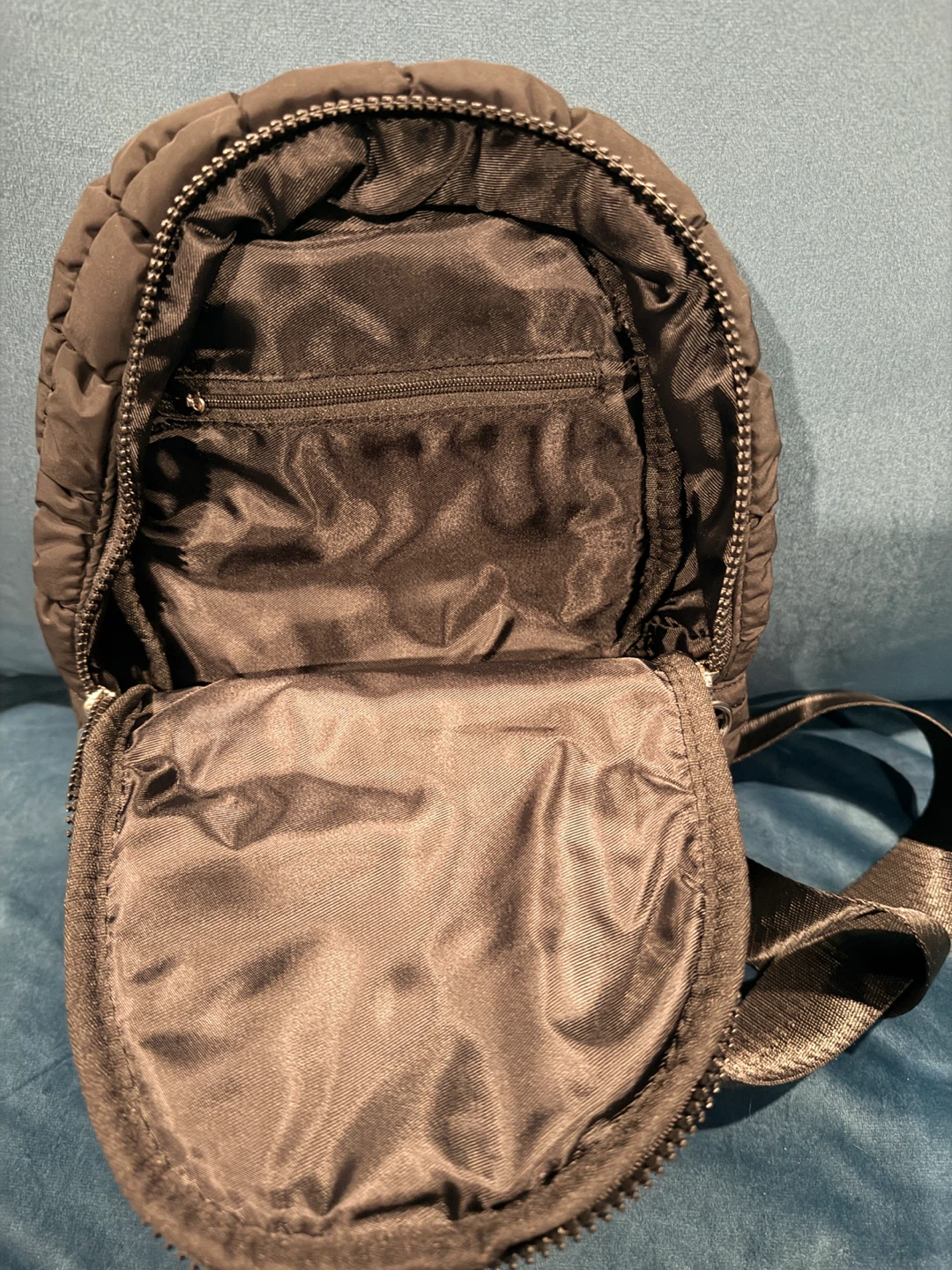 Brown Quilted Sling Bag - photo 3