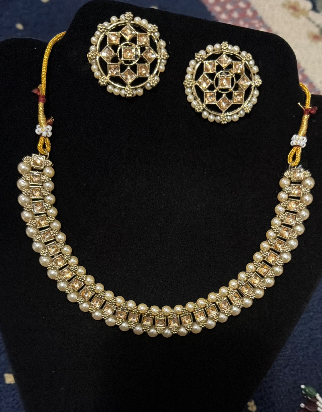 Indian Jewellery Set - Necklace and Earrings - photo 2