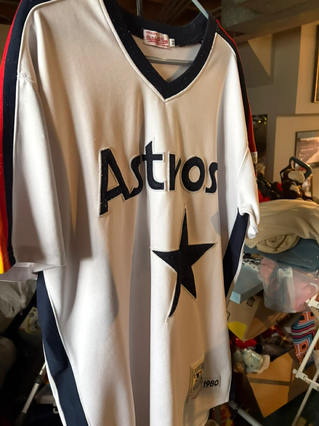 Mitchell & Ness Houston Astros Ryan #34 Baseball Jersey