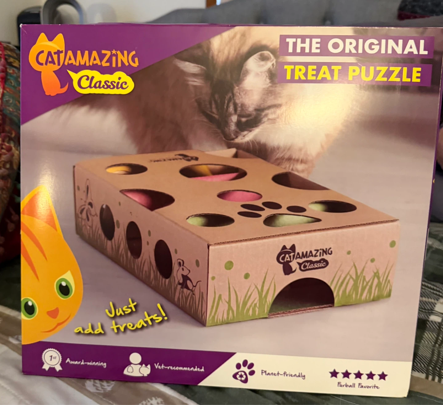 Cat Amazing Classic Treat Puzzle