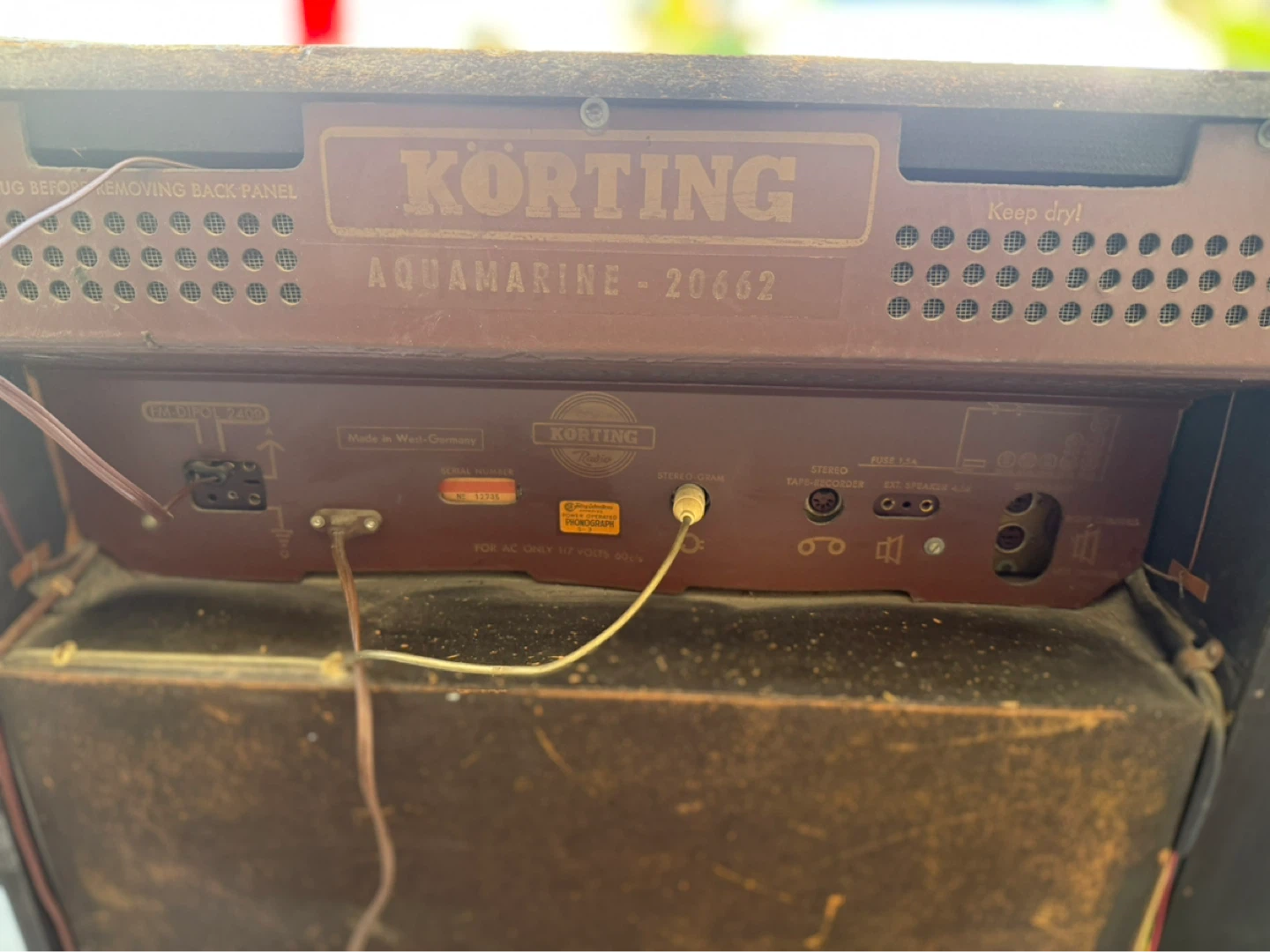 Körting Aquamarine 20662 Radio Record Player - photo 4