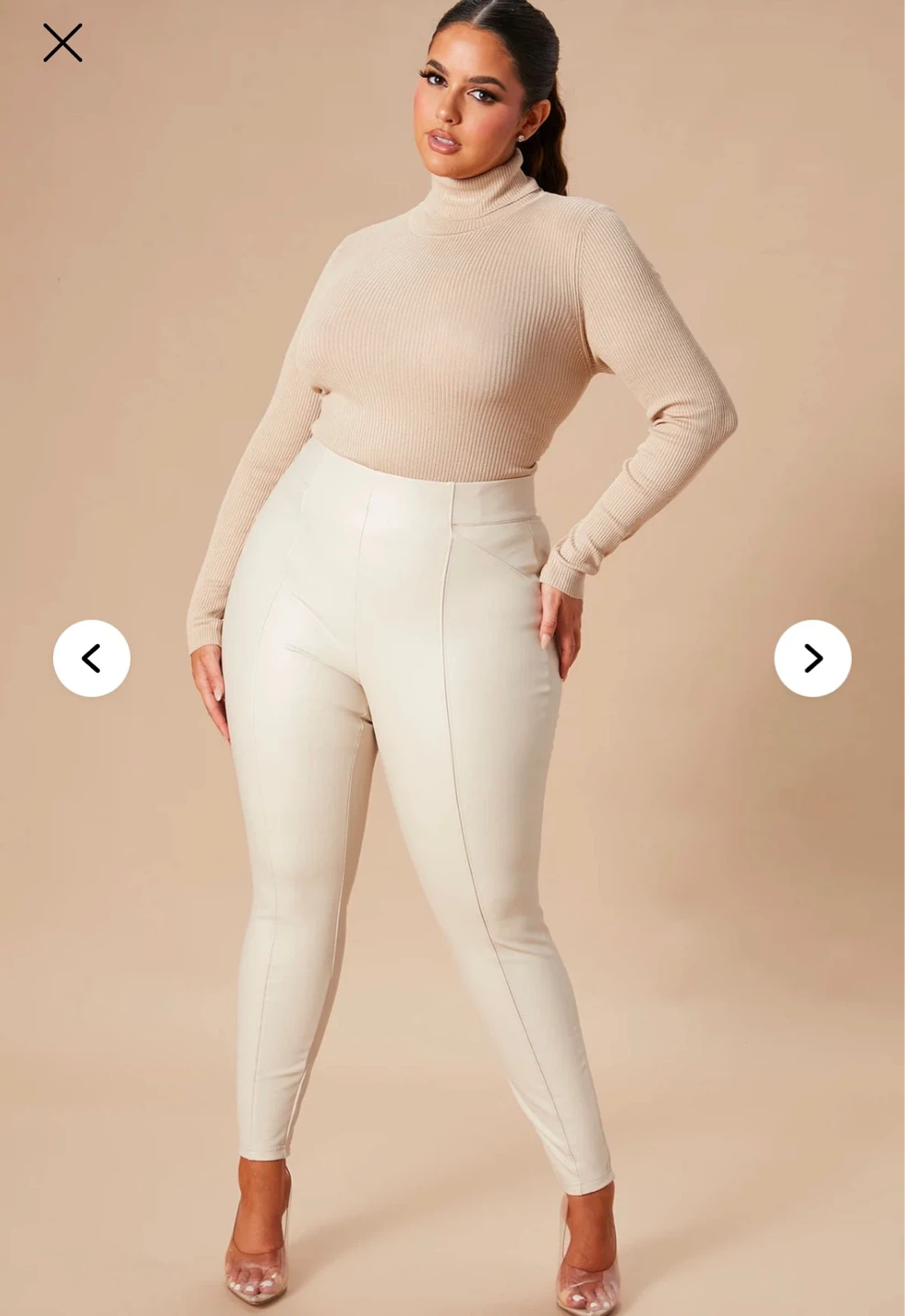 XL Fashion Nova Women's Faux Leather Leggings - photo 2