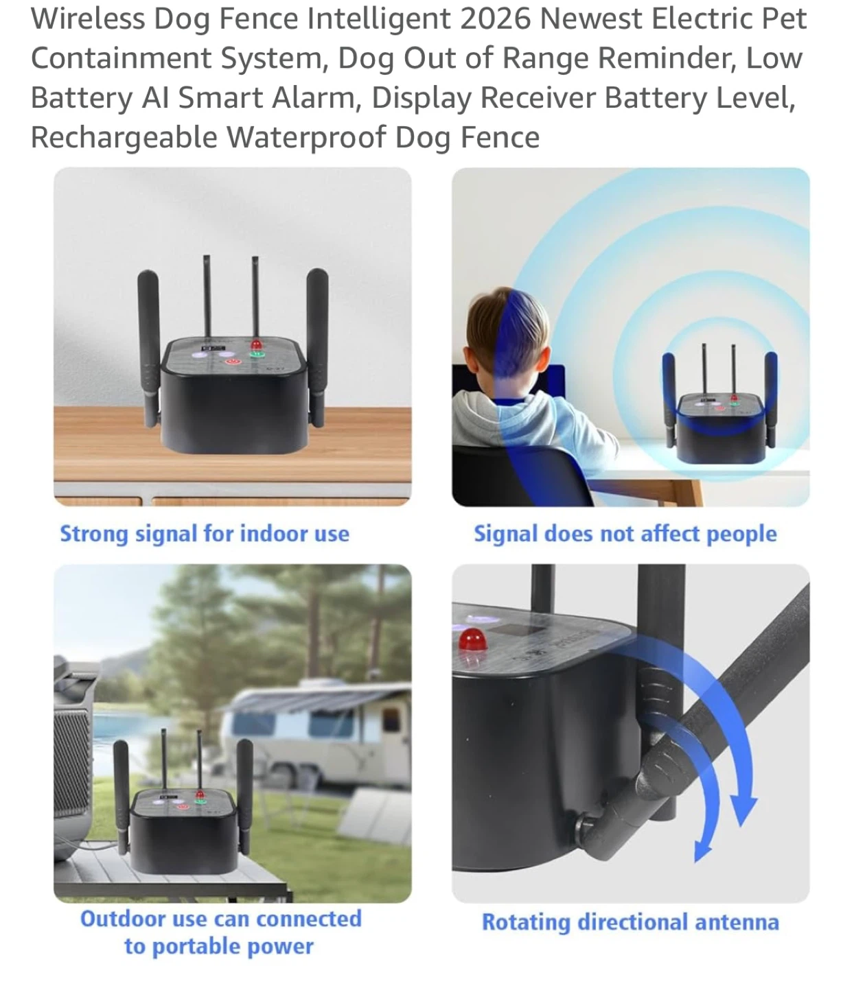 Dotstar pet intelligence wireless dog fence system - photo 5