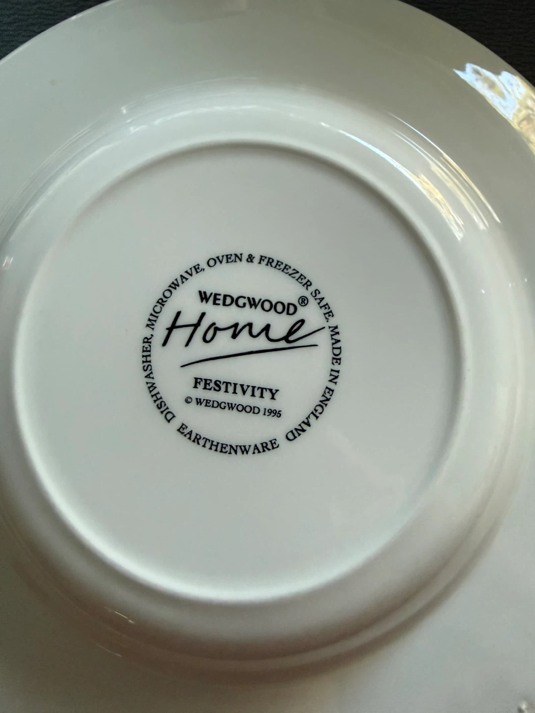 Wedgwood Festivity Earthenware Bowl - photo 3