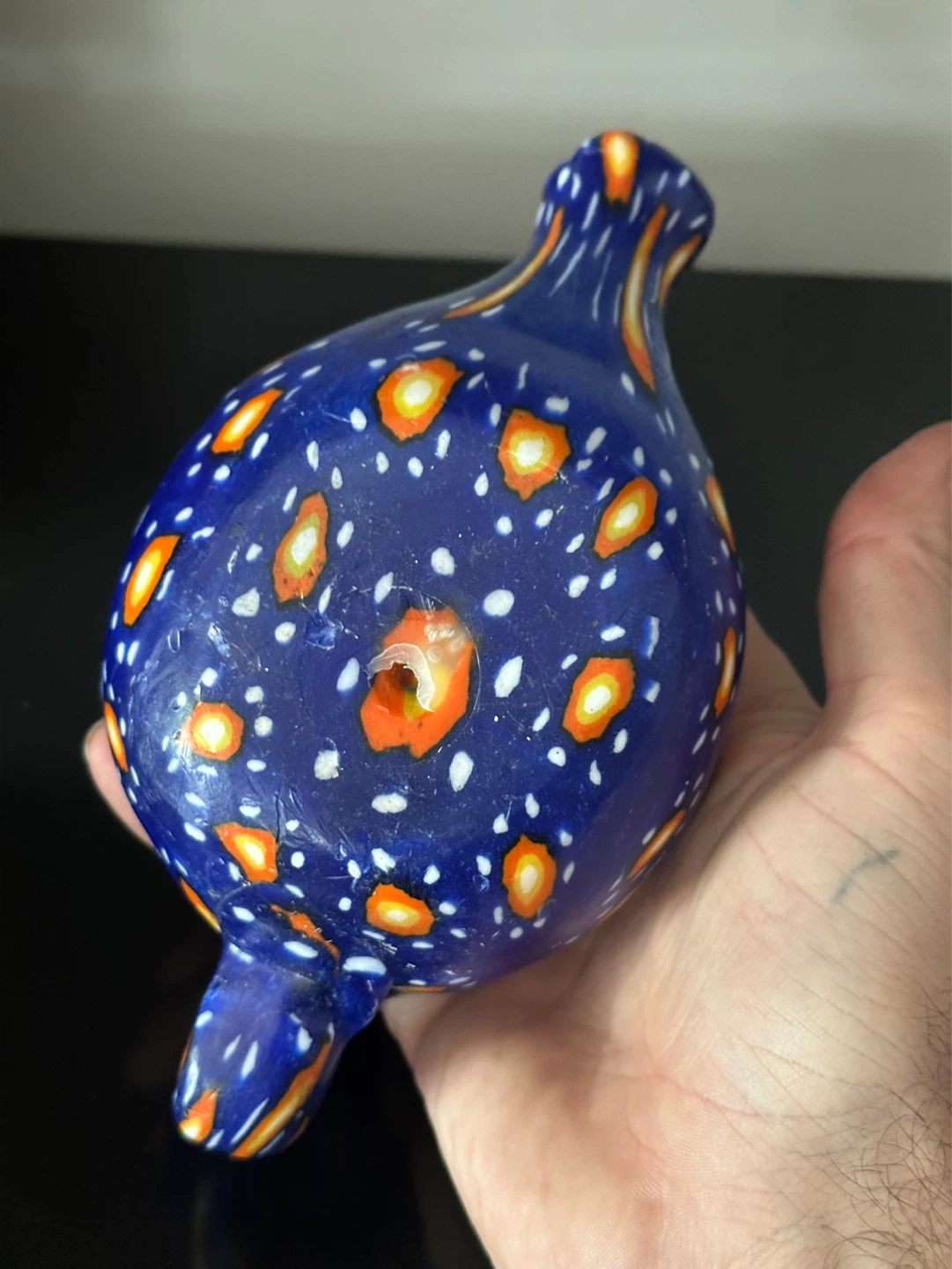 Vintage wax teapot shaped candle - photo 5