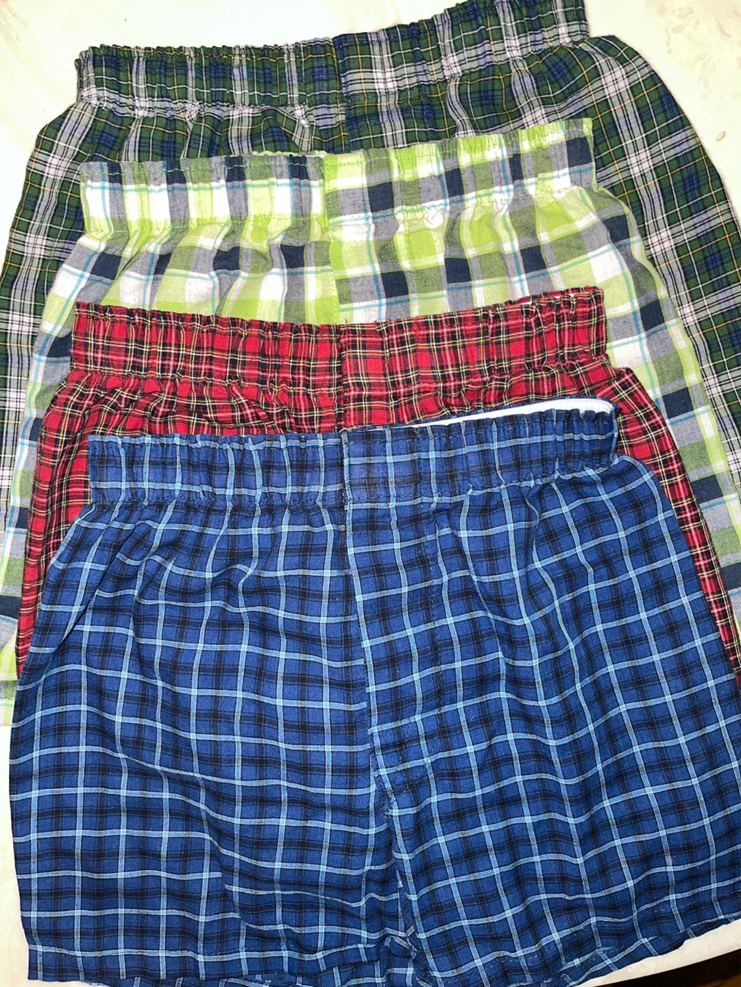 Bundle of 4 Plaid Boxer Shorts boy - photo 2