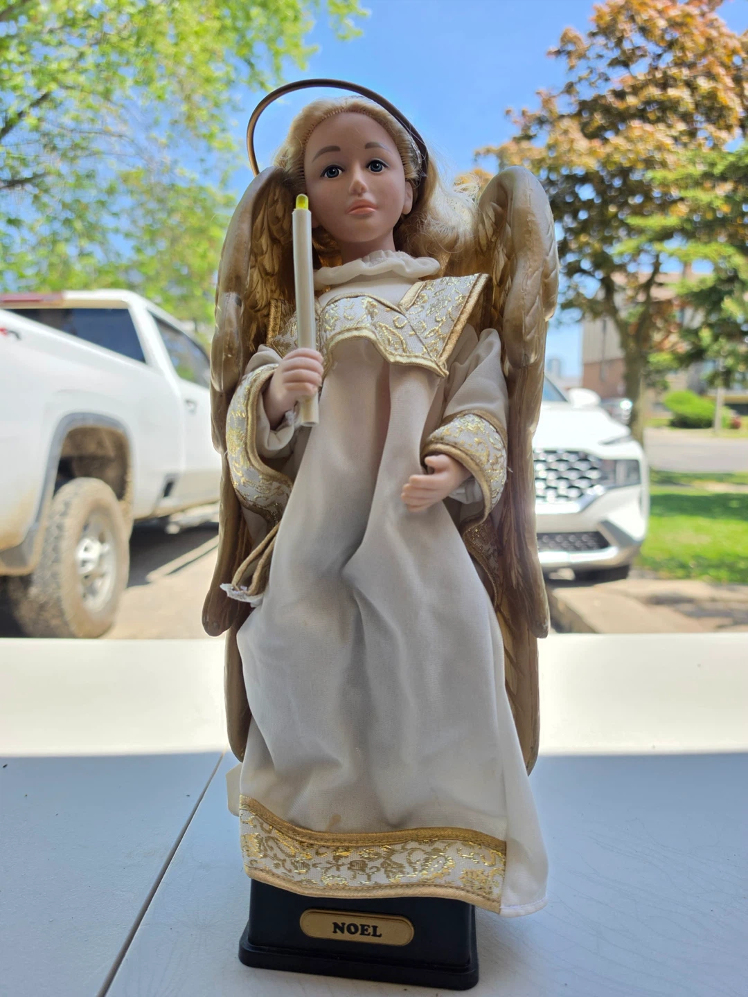Angel Figurine with Candle