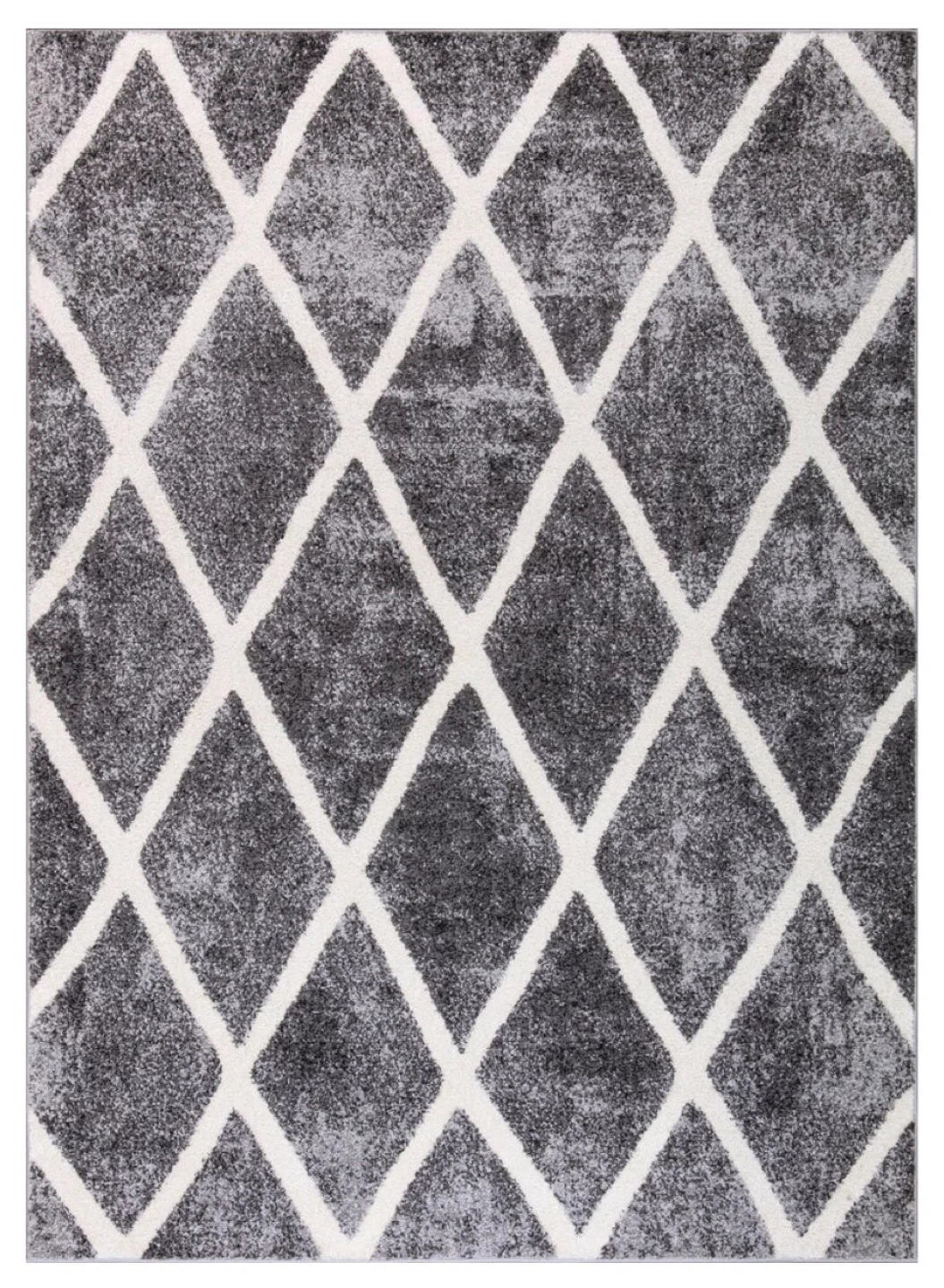 Grey Diamond Area Rug
