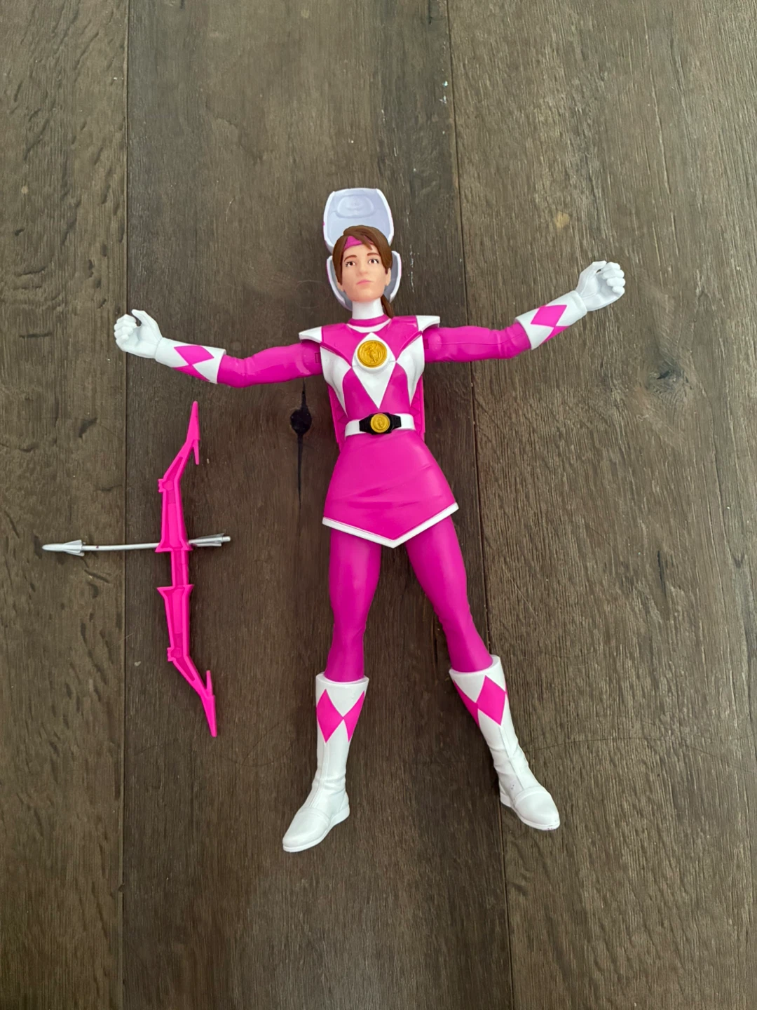 Pink Power Ranger Action Figure with Bow