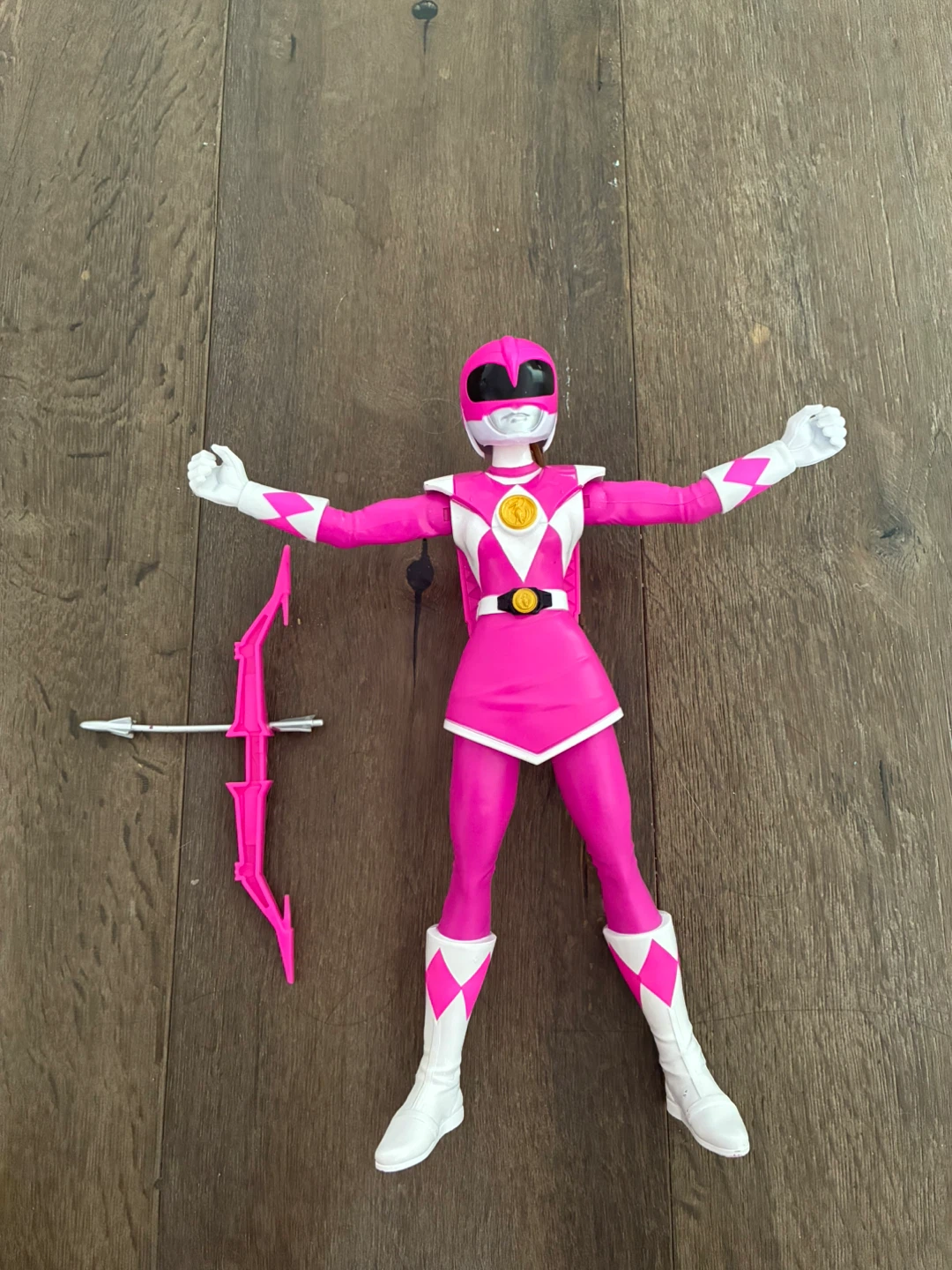 Pink Power Ranger Action Figure with Bow - photo 2