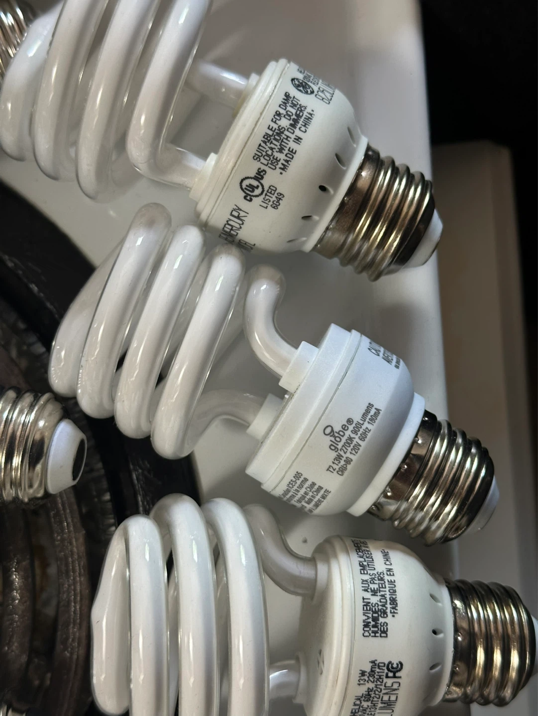 Lot of 10 mixed coil light bulbs - photo 3