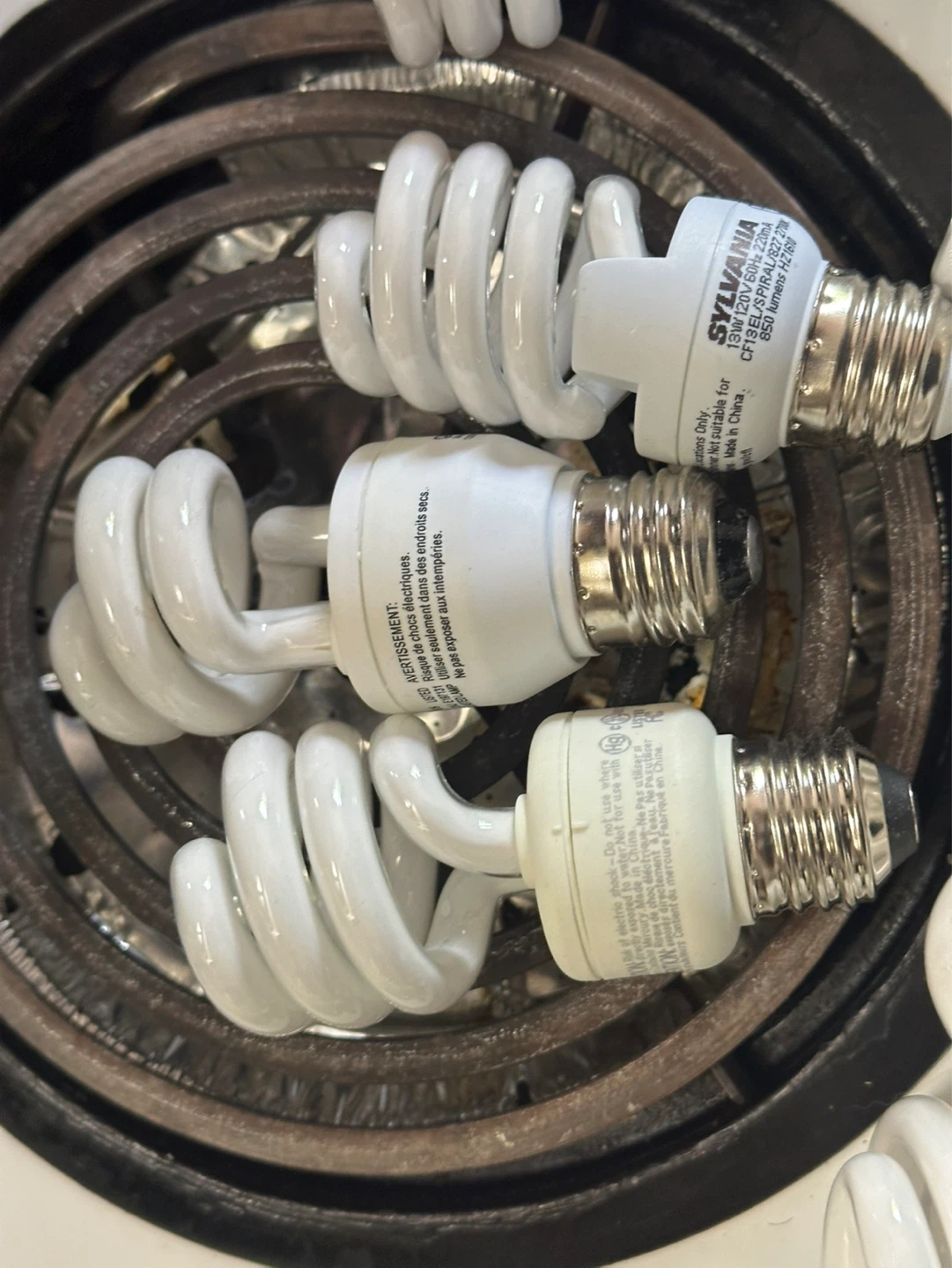 Lot of 10 mixed coil light bulbs - photo 5