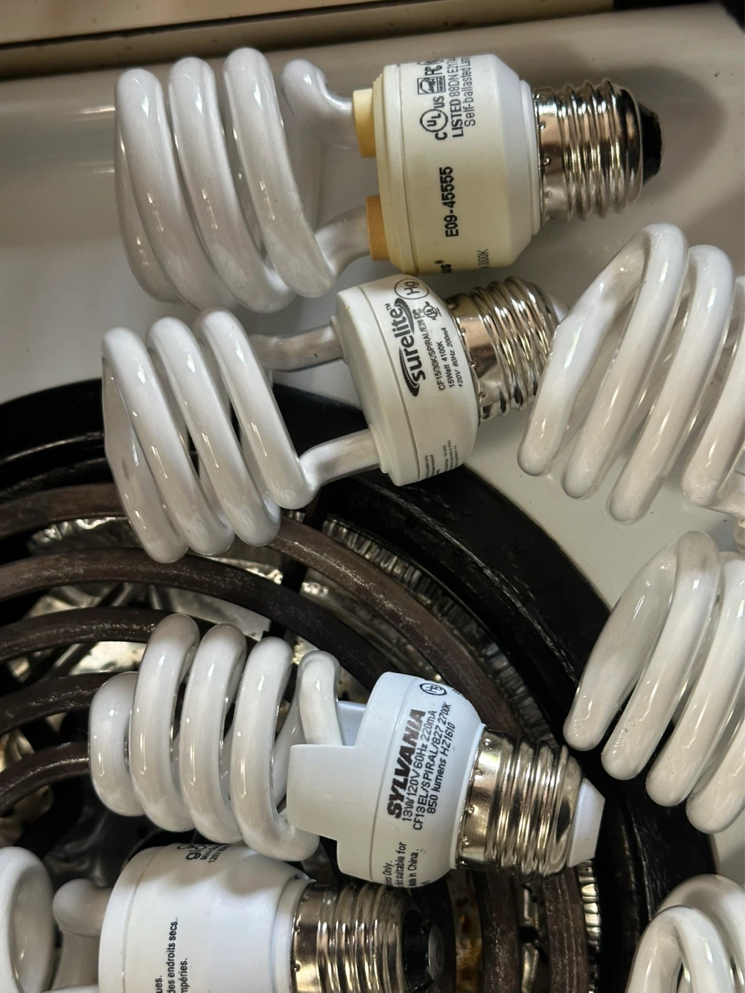 Lot of 10 mixed coil light bulbs - photo 4
