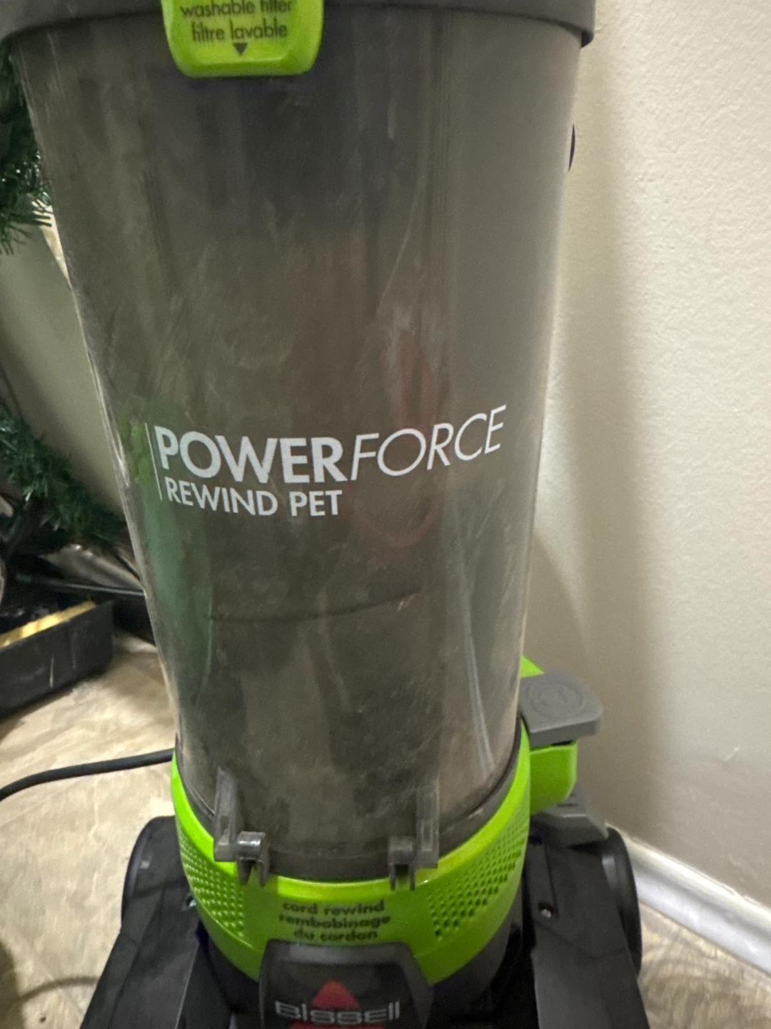 Bissell PowerForce Rewind Pet Vacuum Cleaner