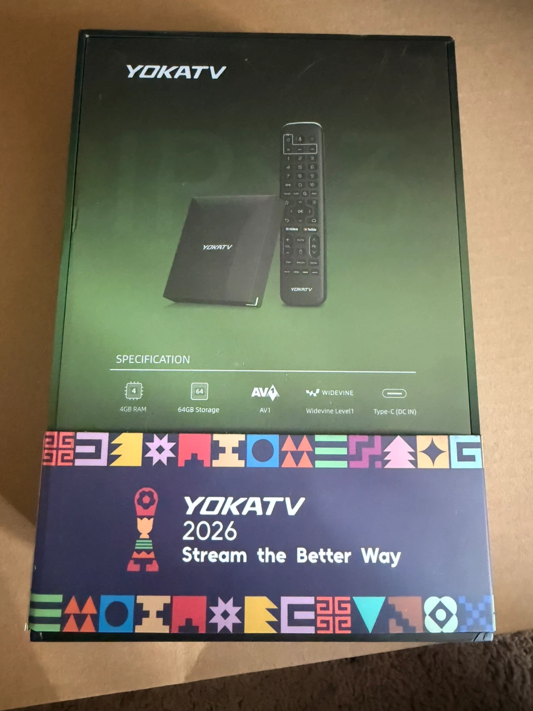 New YOKATV 2026 4K UHD Streaming Android Box - photo 2