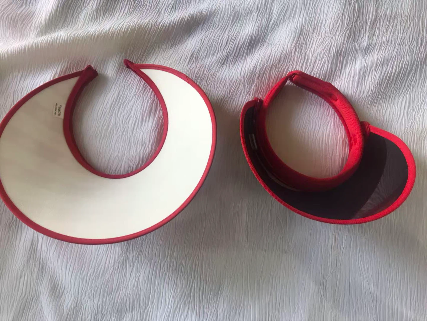 Red and White Gingham Sun Visor - photo 2