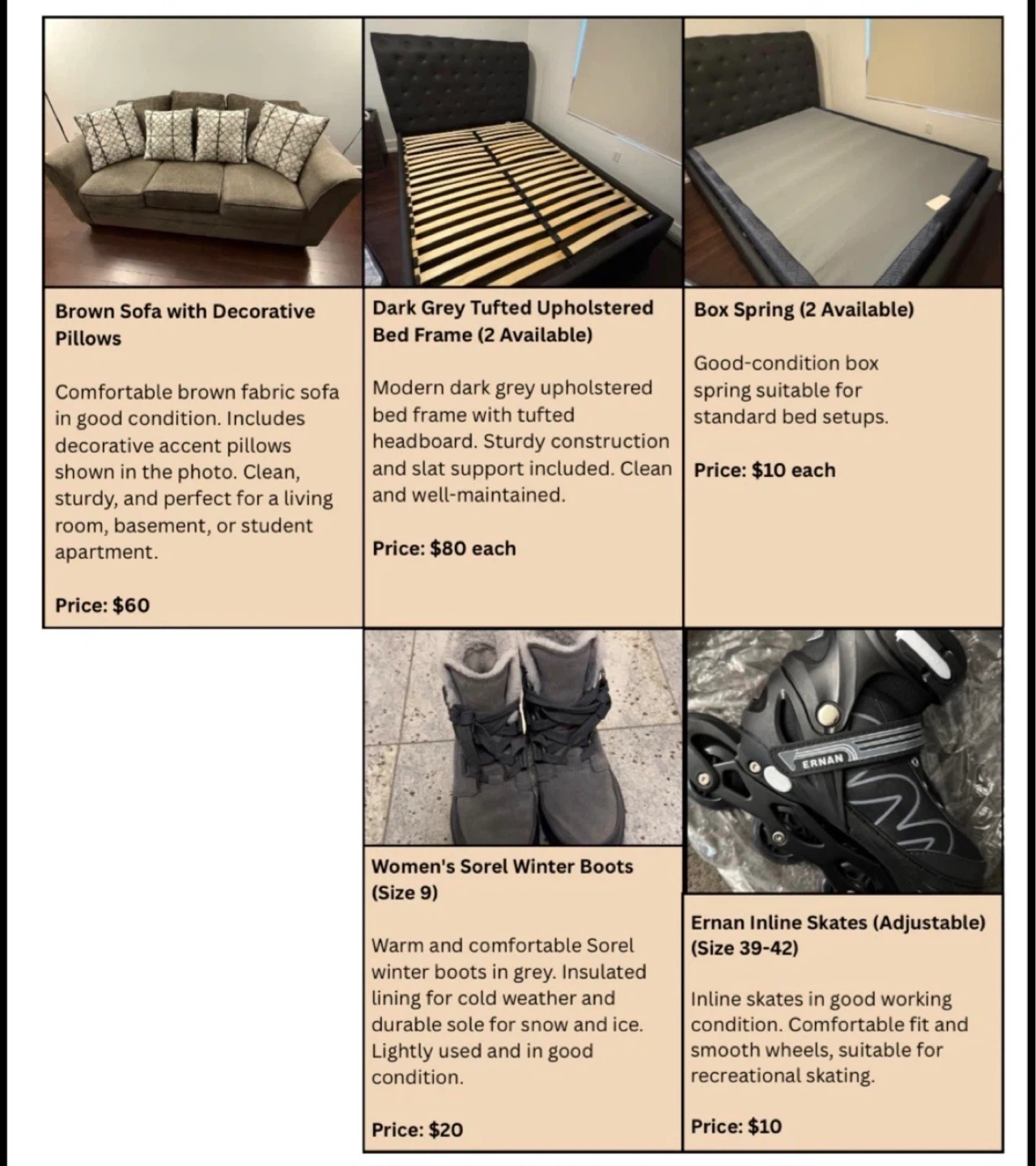 Moving Sale – Everything Must Go!