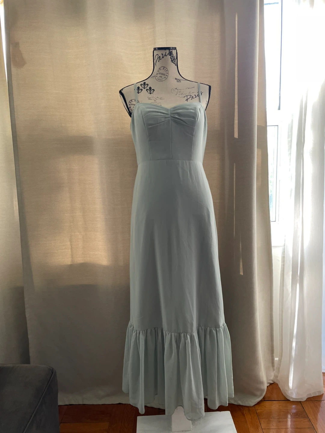 Azazie Strapless Ruffle Hem Dress - photo 2