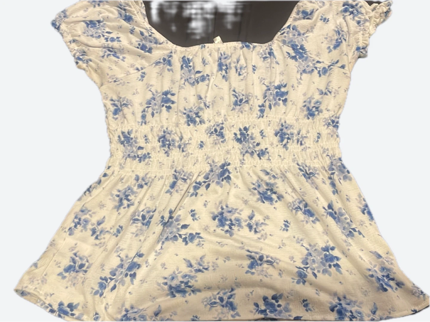 French Twist Floral Smocked Blouse - photo 2
