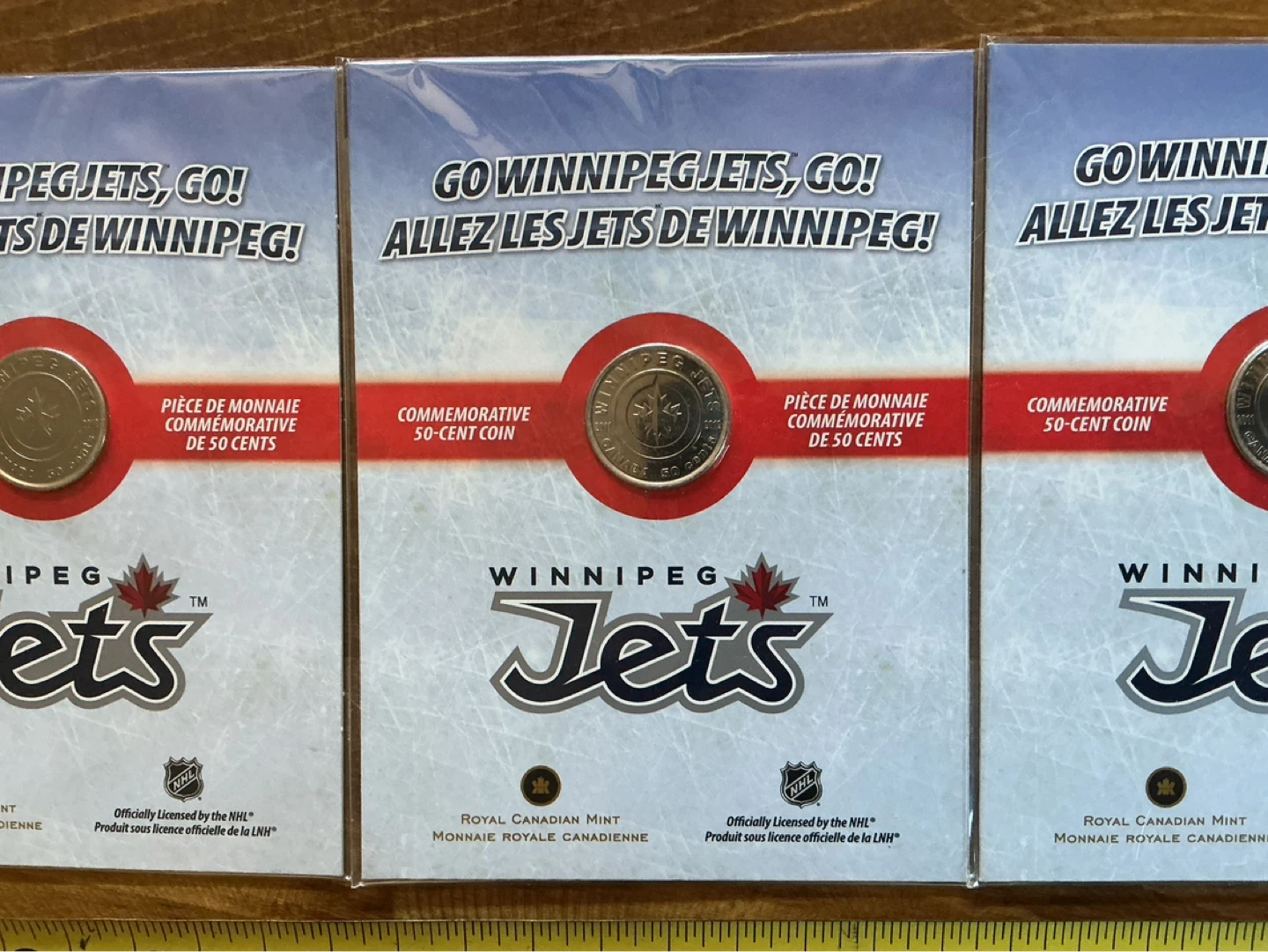 3. 2011-12 “GO WINNIPEG JETS GO” Commemorative 50cent Coin - photo 3