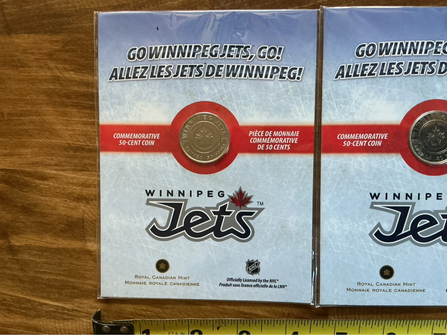 3. 2011-12 “GO WINNIPEG JETS GO” Commemorative 50cent Coin - photo 2