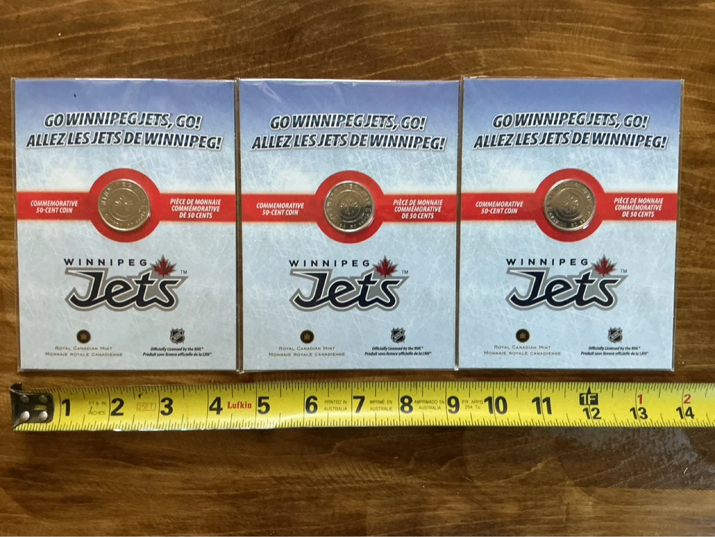 3. 2011-12 “GO WINNIPEG JETS GO” Commemorative 50cent Coin