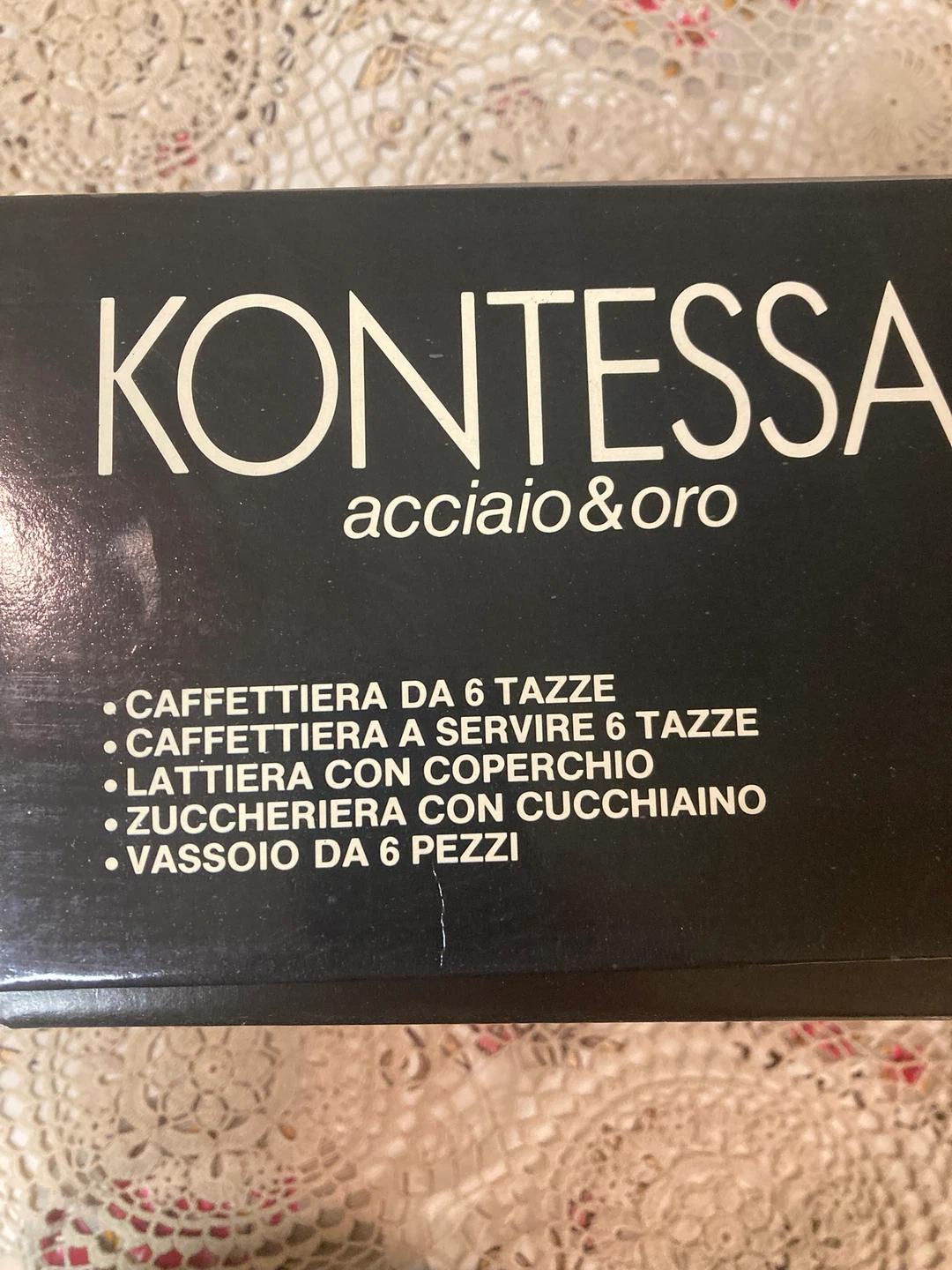 Vev Kontessa Stainless Steel & Gold Coffee Set - photo 3