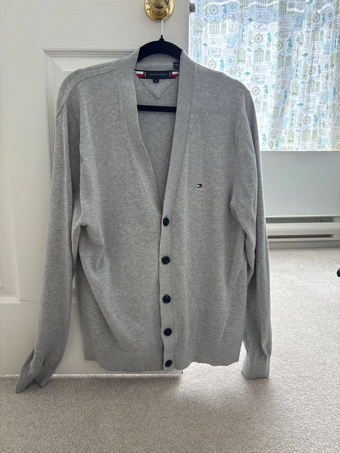 Tommy Hilfiger Grey V-Neck Cardigan - photo 2
