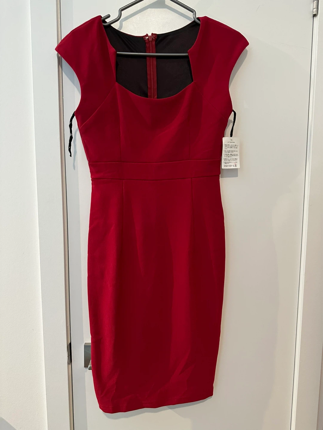 Brand New Red Midi Dress – NWT – Size L