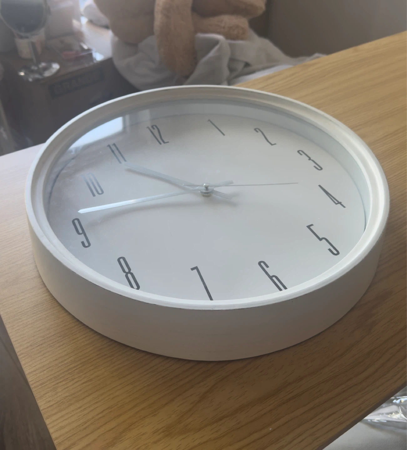 White Wall Clock - photo 2