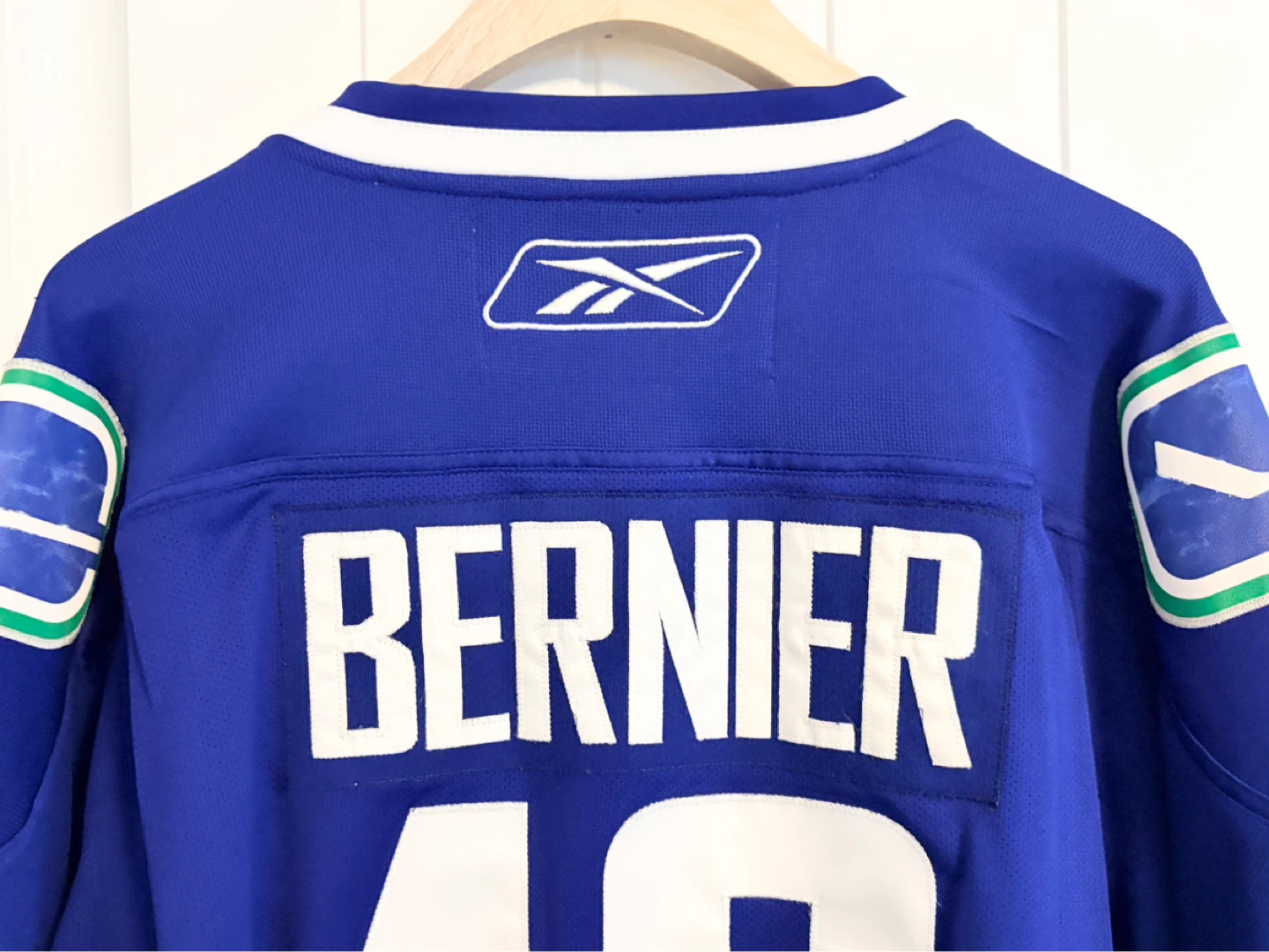 Authentic Reebok Vancouver Canucks Steve Bernier Jersey Large - photo 3