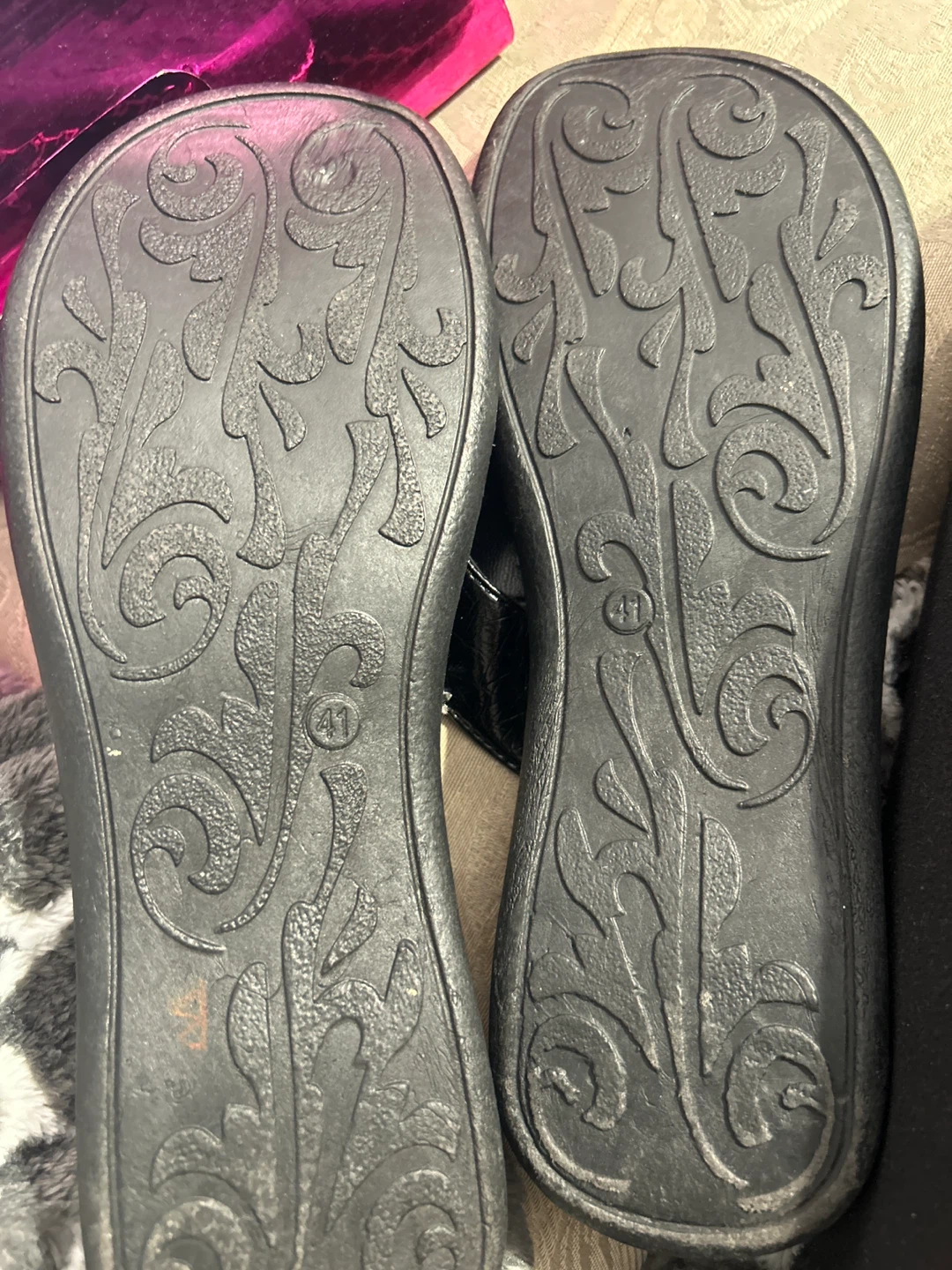 Prada Black Floral Embellished Sandals Size 41 - photo 2