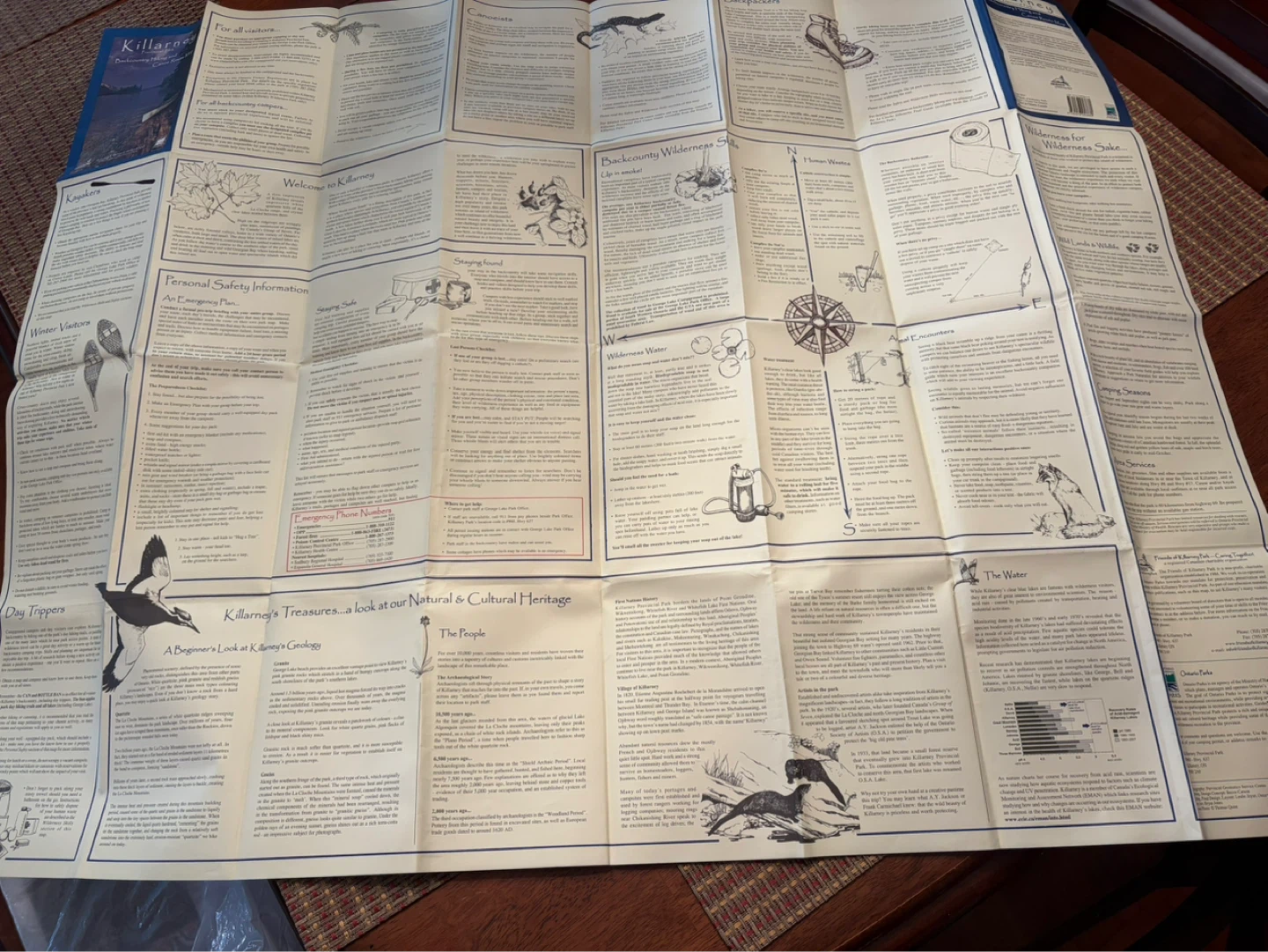 Killarney Provincial Park Backcountry Hiking and Canoe Route Map - photo 3