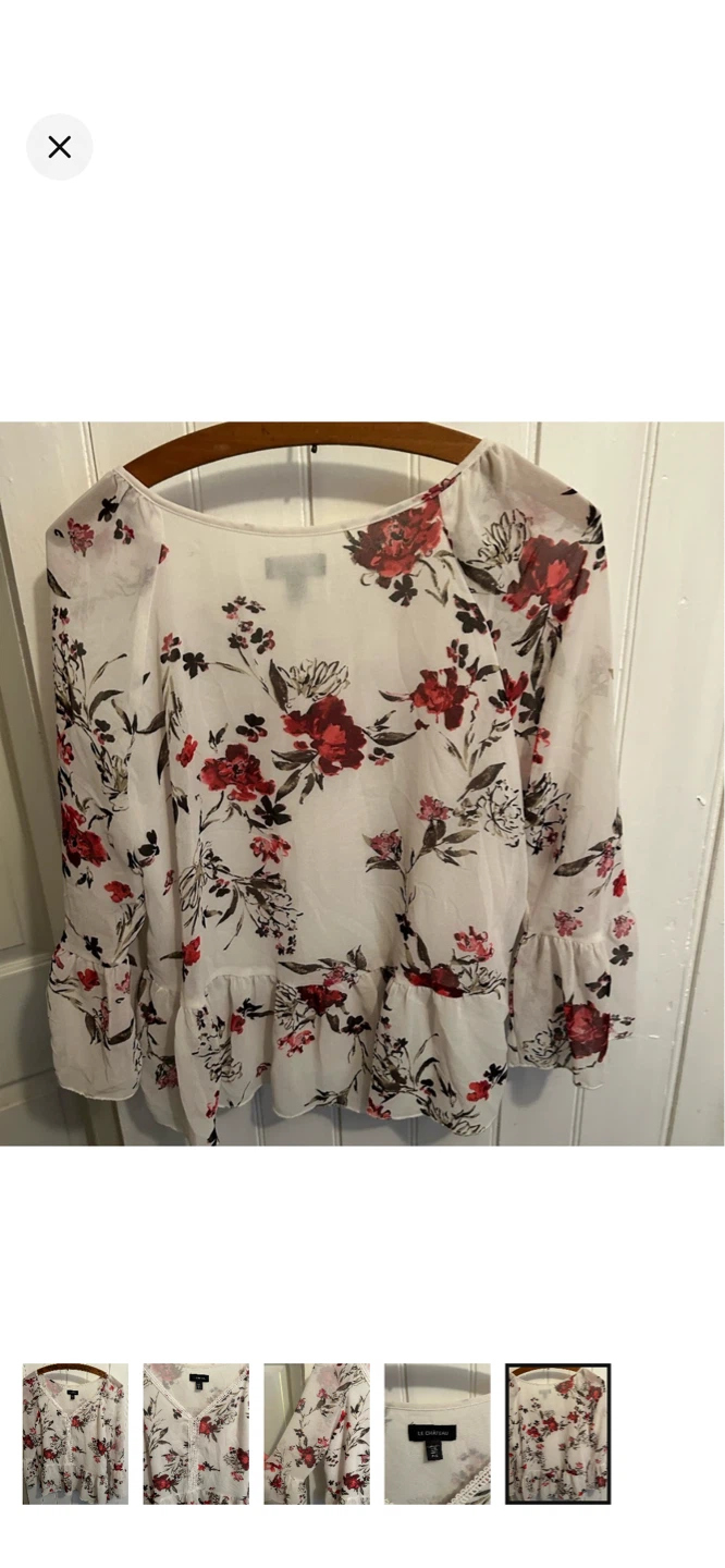 LE CHÂTEAU Floral Print Peasant Blouse - P/S - photo 5