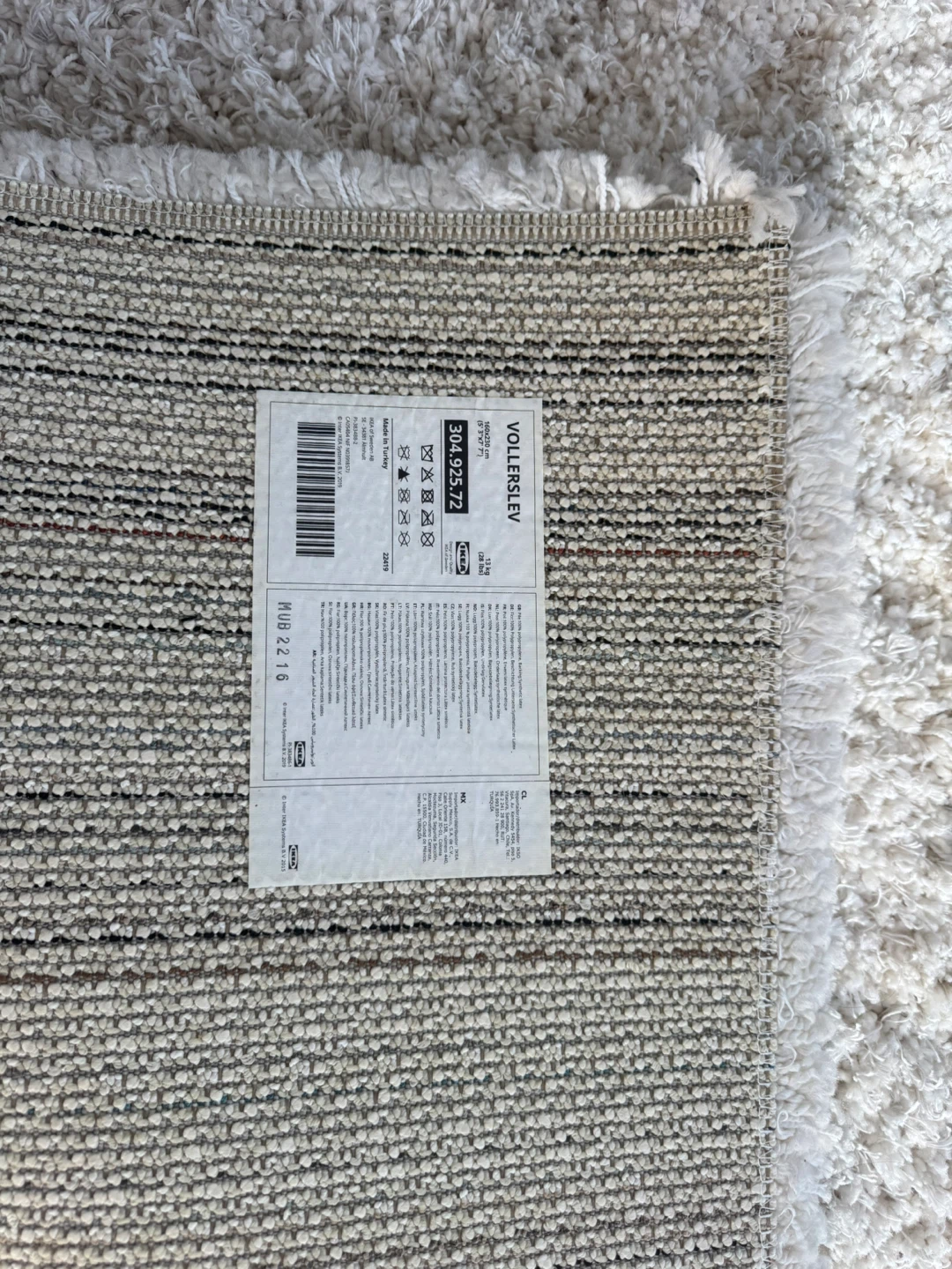 IKEA VOLLERSLEV Shag Rug – Like New – $100 - photo 3