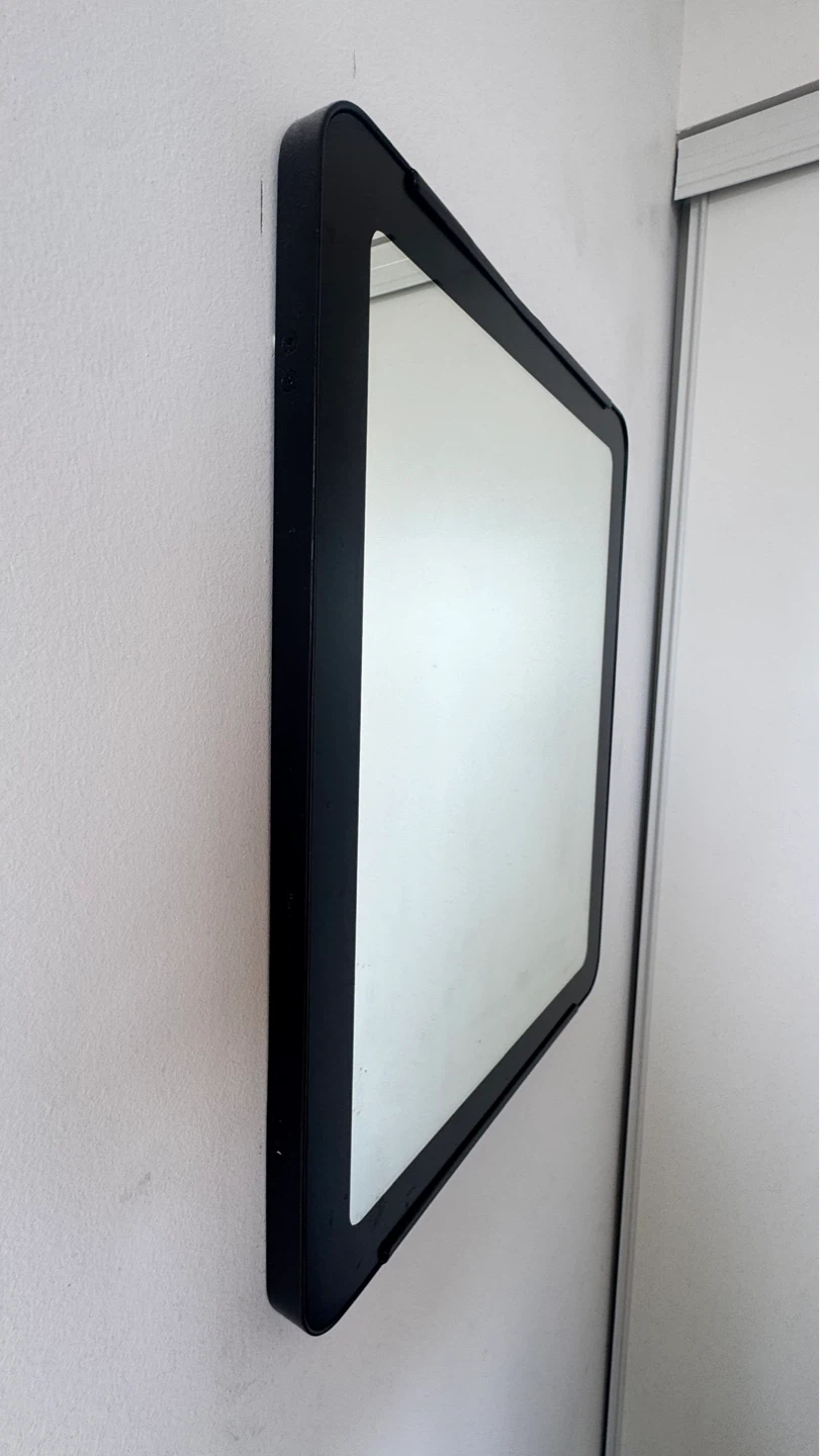 Black Framed Wall Mirror - photo 2