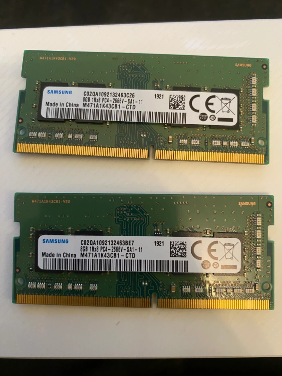 Samsung 8GB DDR4 PC4-2666V RAM